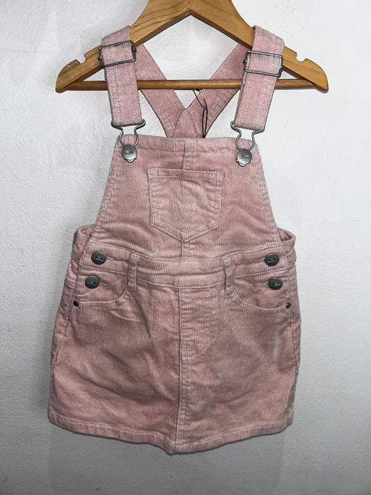 Jamie Kay pink corduroy skirt romper 3y