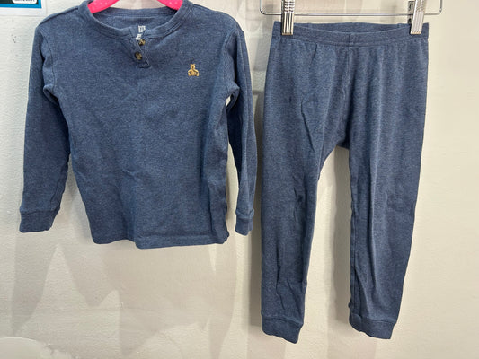 Blue henley lounge set 4y