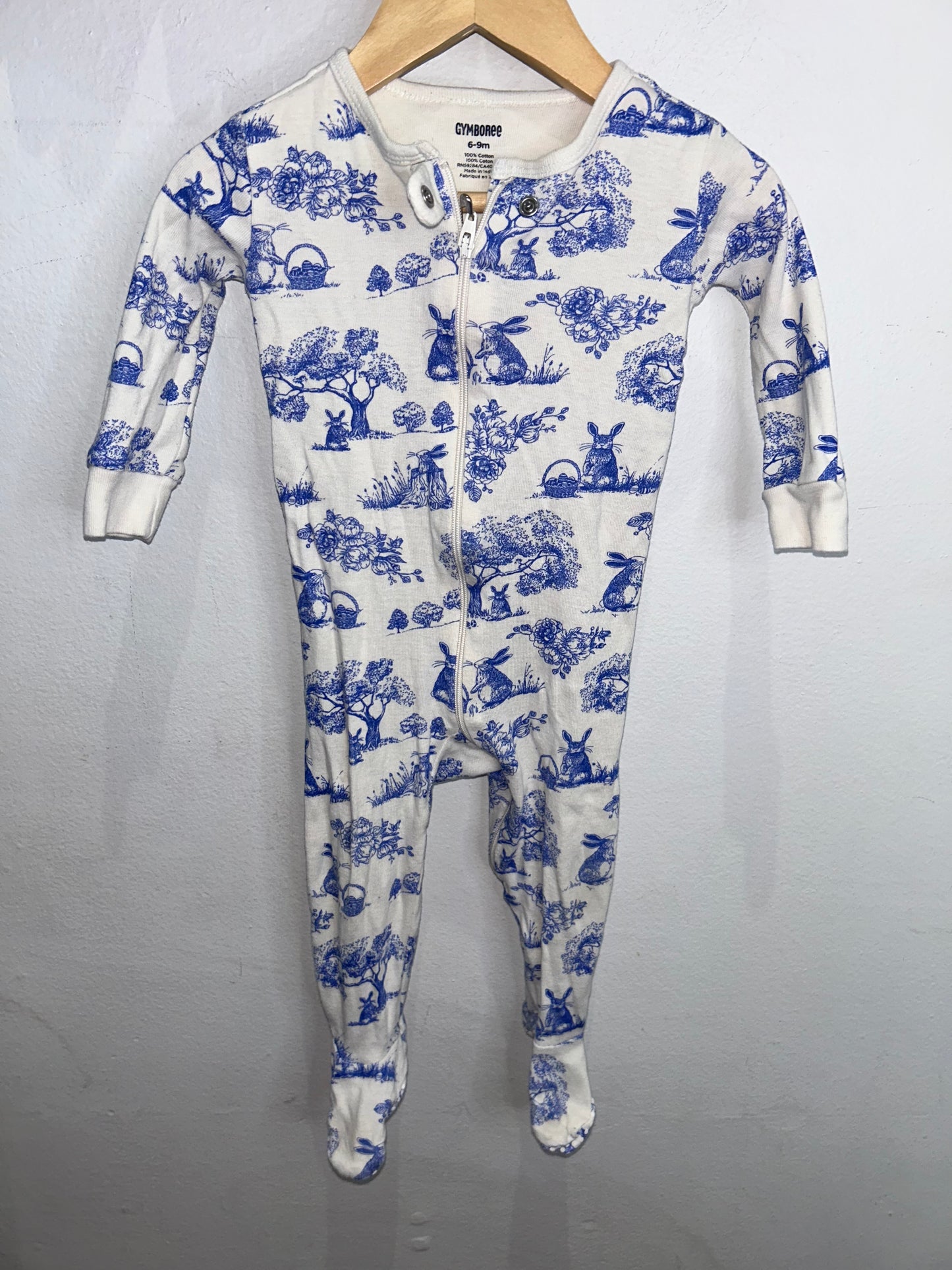 Blue bunnies sleeper 6-9m