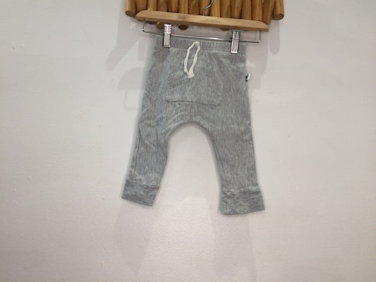 My Mila grey bamboo pants 6-12m