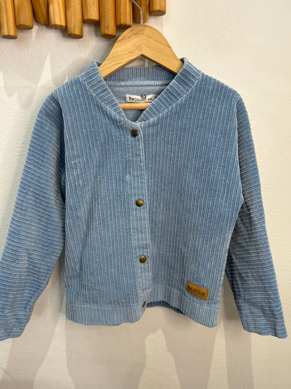 Blue corduroy overshirt 4-6y