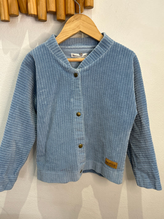 Blue corduroy overshirt 4-6y