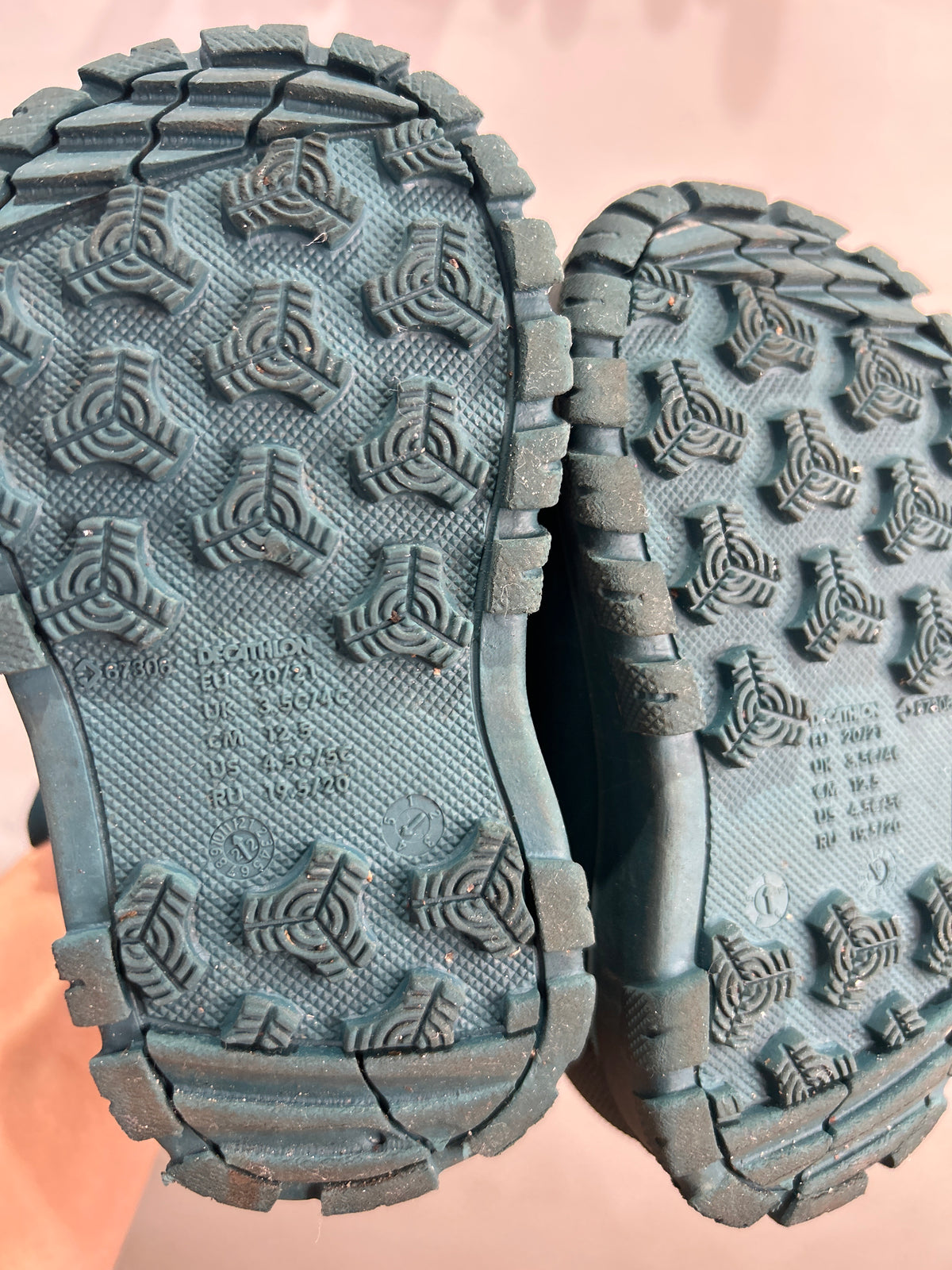 C4.5-5 teal snow boots