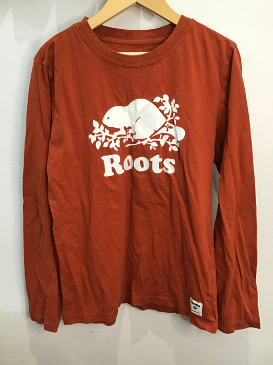 Tee orange Roots longsleeve 11-12y