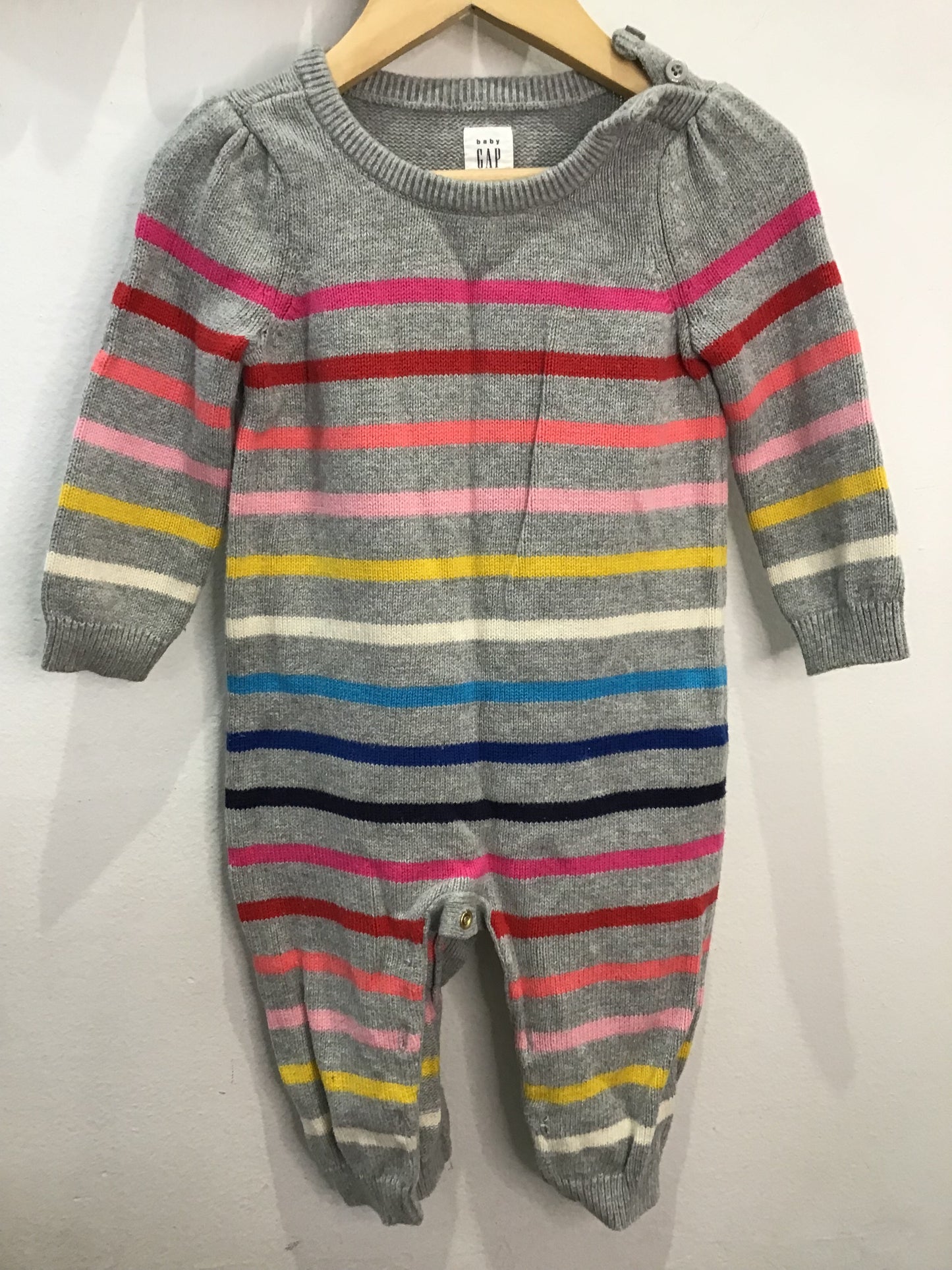 Romper striped sweater 6-12m