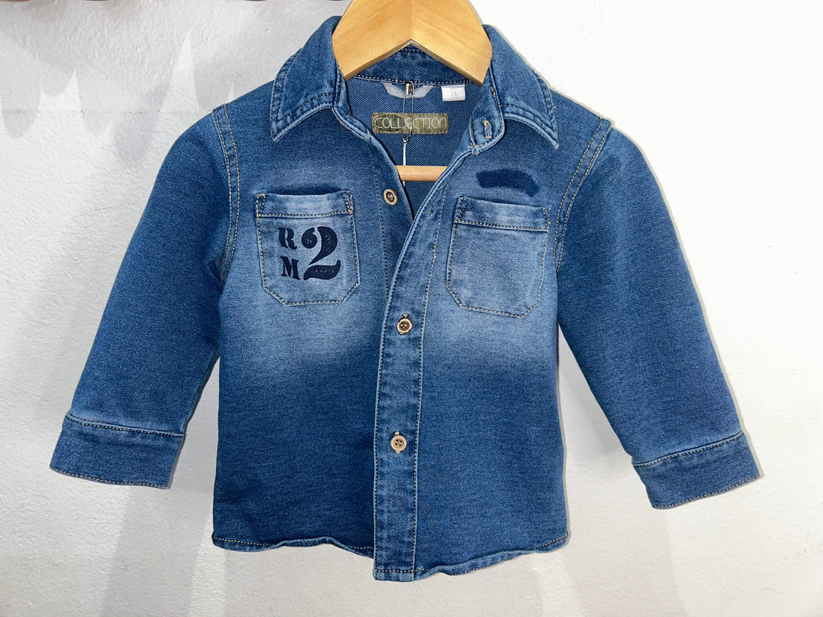 Stretchy denim shirt 9m