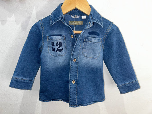 Stretchy denim shirt 9m