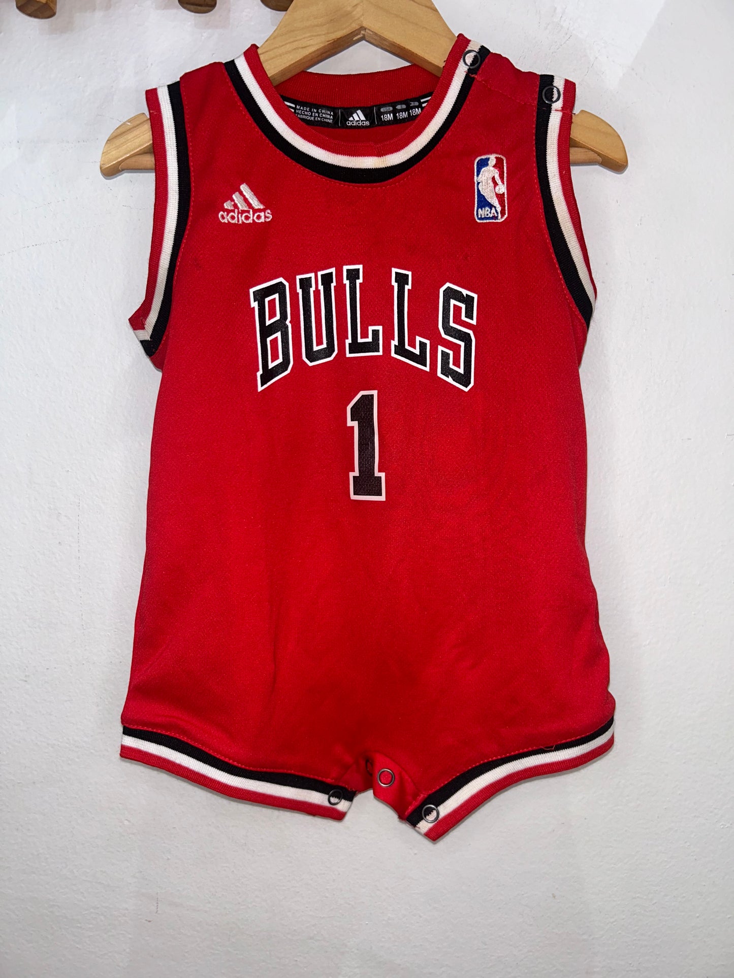 Chicago Bulls jersey romper 18m