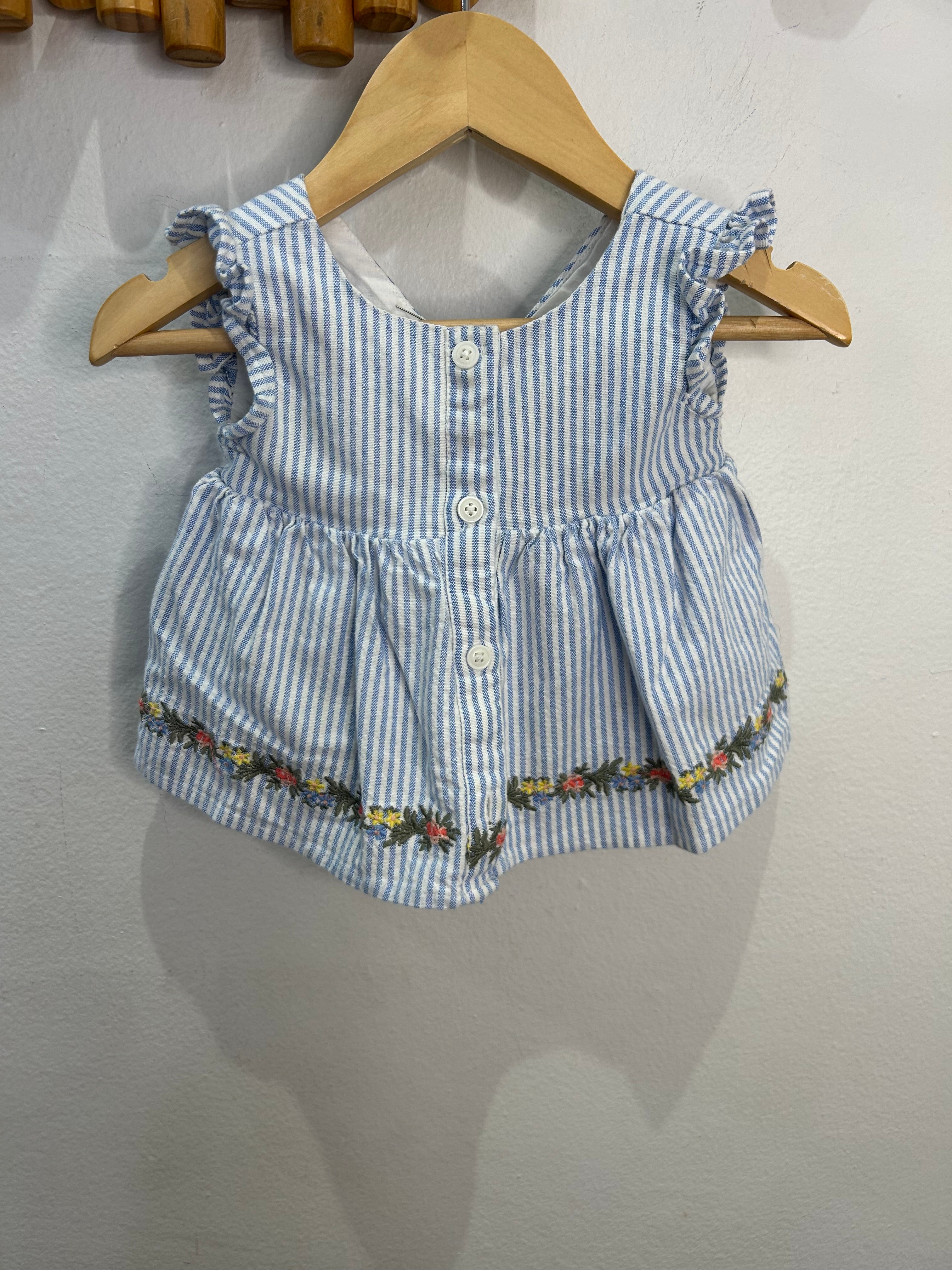 Apolina ロンパース　6-12m apolina アポリナ 刺繍ロンパース 6-12M - メルカリ