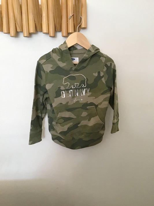 Camo soft hoodie 2y