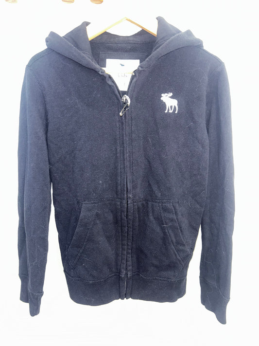 Black knit sweatshirt 7-8y