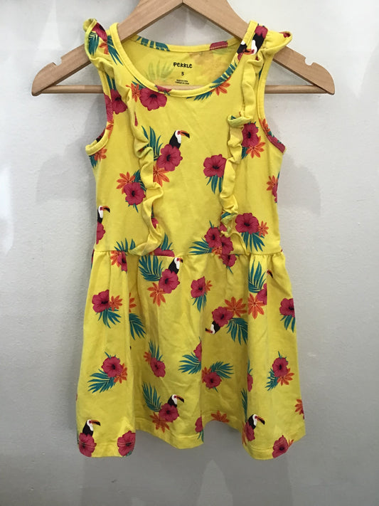 Toucan dress 5y