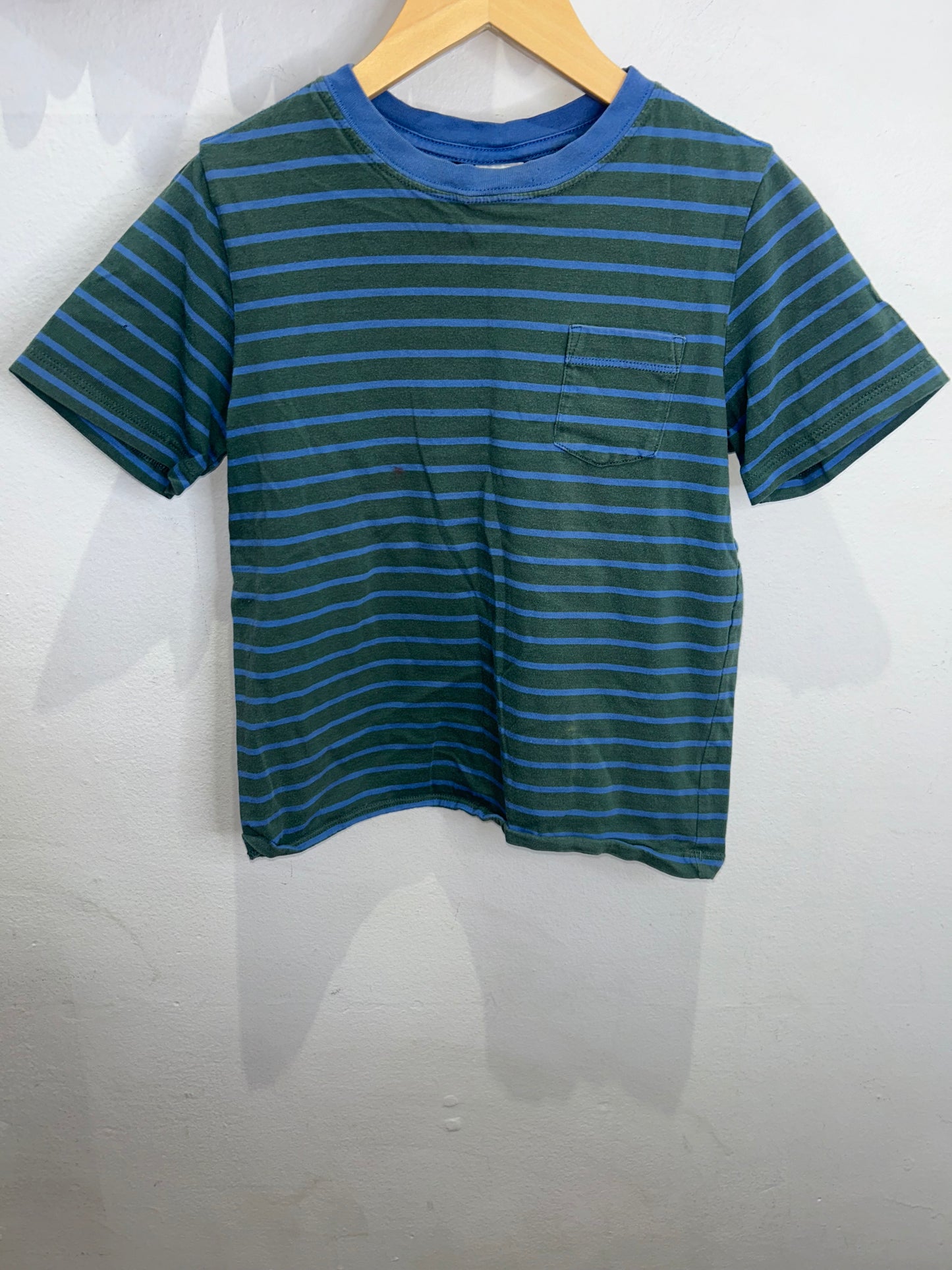 Hannah Andersson striped tee 7y