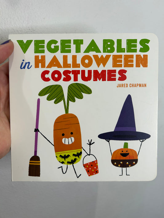 Vegetables in Halloween Costumes