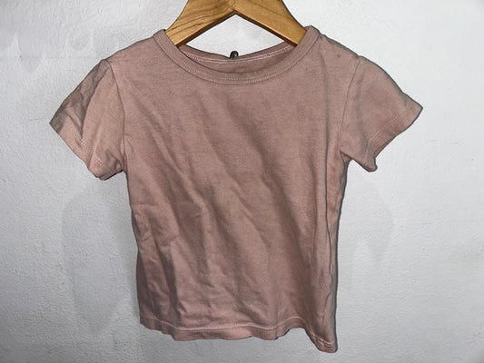 Minimioche light pink tee 1-2y*