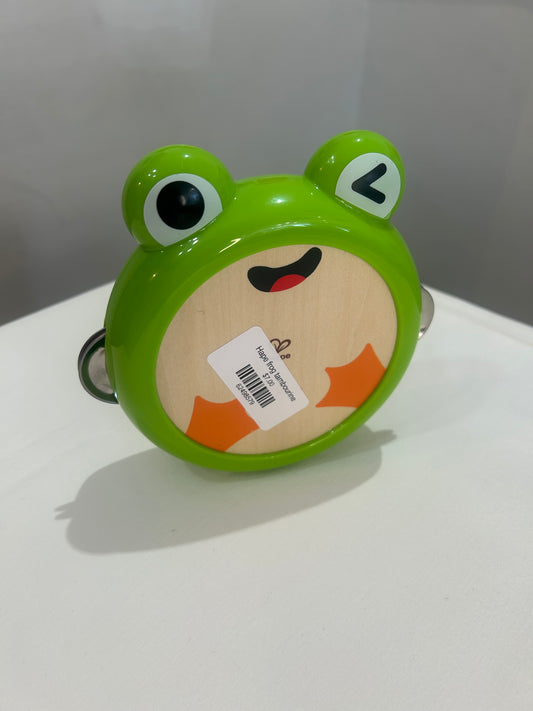 Hape frog tambourine
