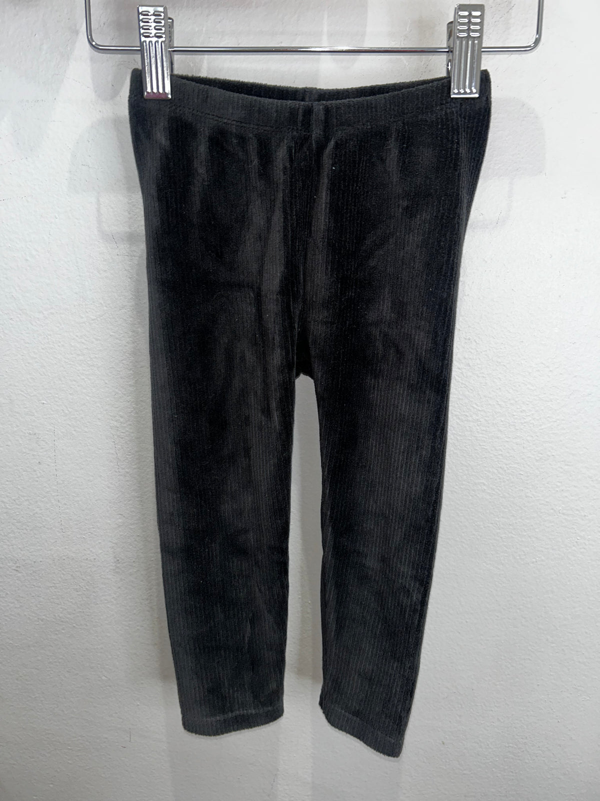 Janie & Jack corduroy black leggings 18-24m