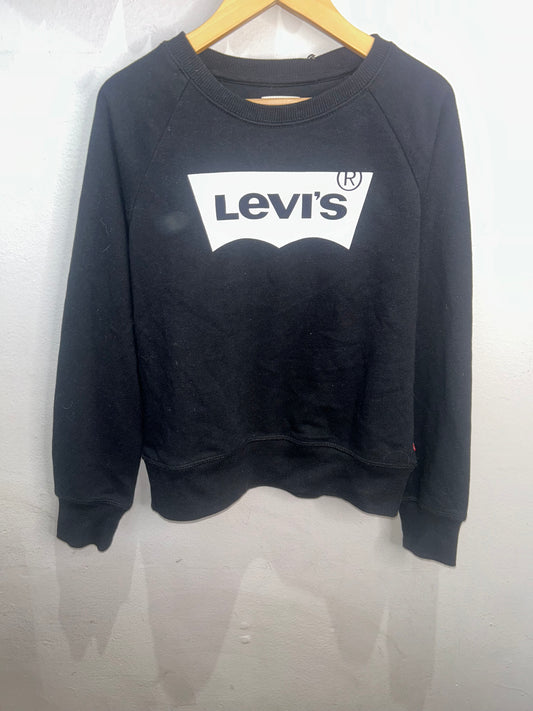Levi's black pullover 10-12y