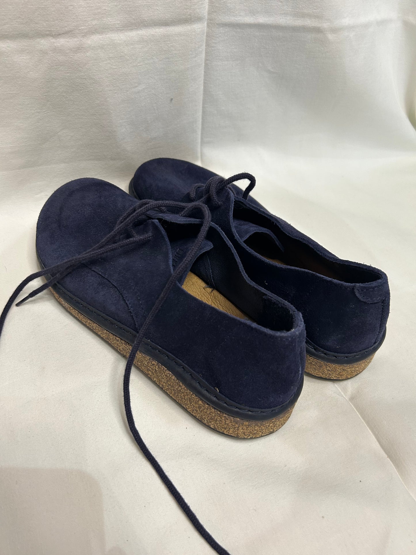 Y3 Birkenstock blue shoes