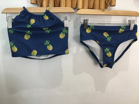 Pineapples two piece swim set 6-7y