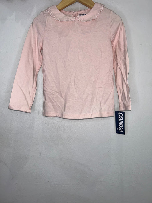Pink collared longsleeve 3y NEW