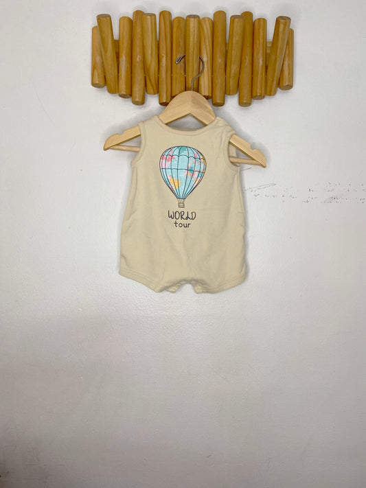 World Tour shorty romper 0-3m