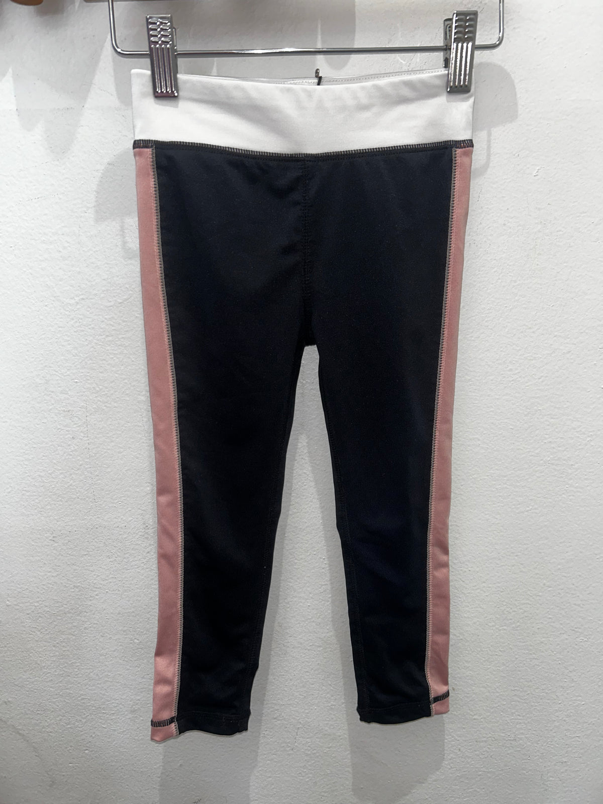 Pink and black activewear leggings 3y