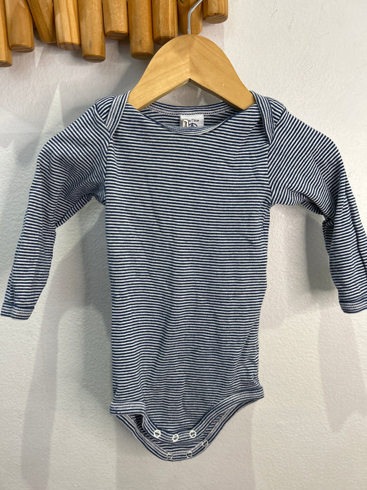 PB strpies onesie 12m