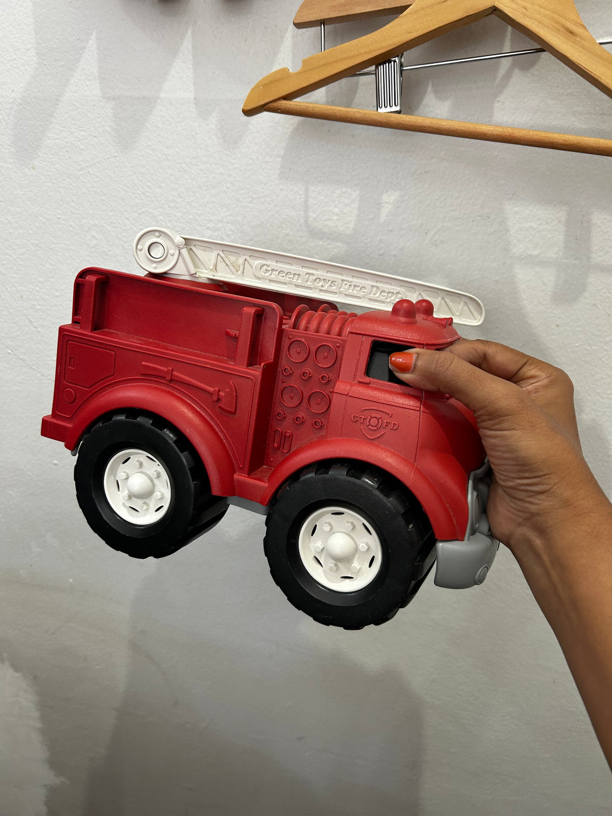 Green Toys fire truck