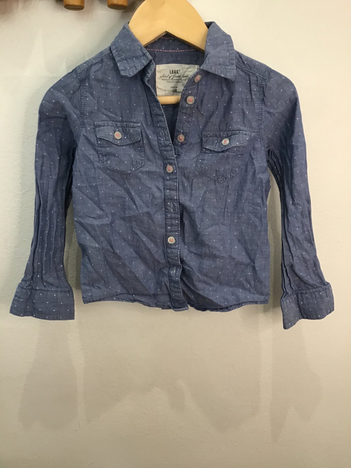 Breezy dots shirt 2-3y