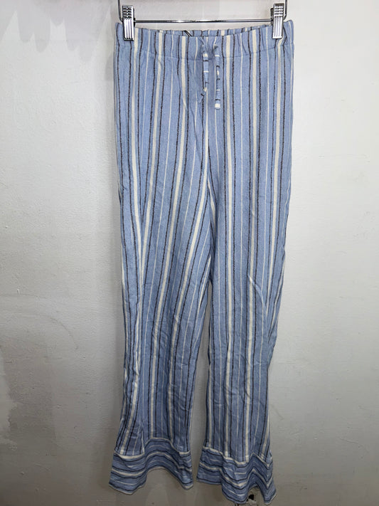 Blue breezy flare pants 12-13y