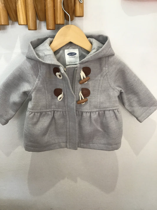 Grey coat 3-6m
