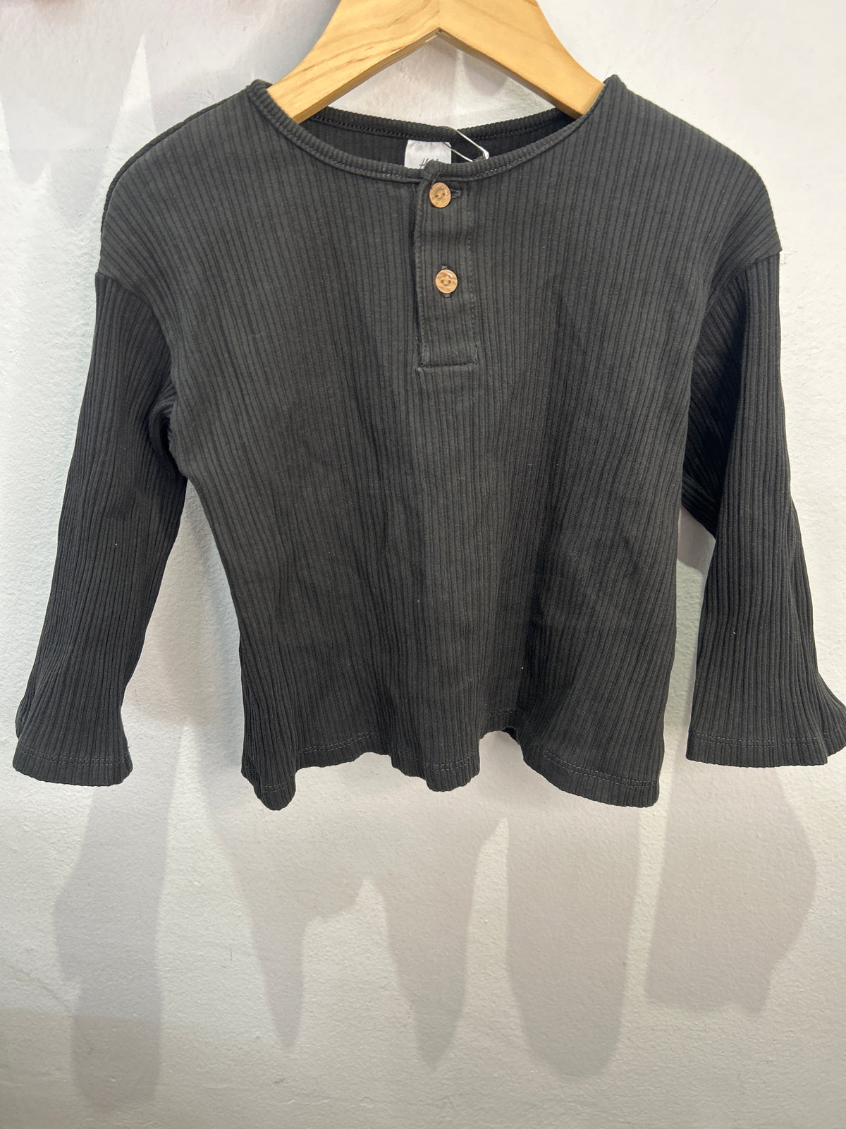 Ash textured henley 18-24m