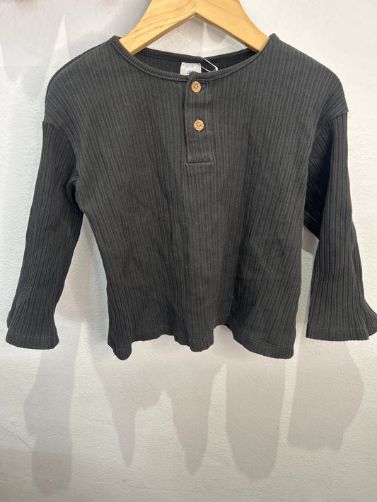 Ash textured henley 18-24m