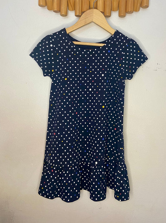 Dark dots dress 5y