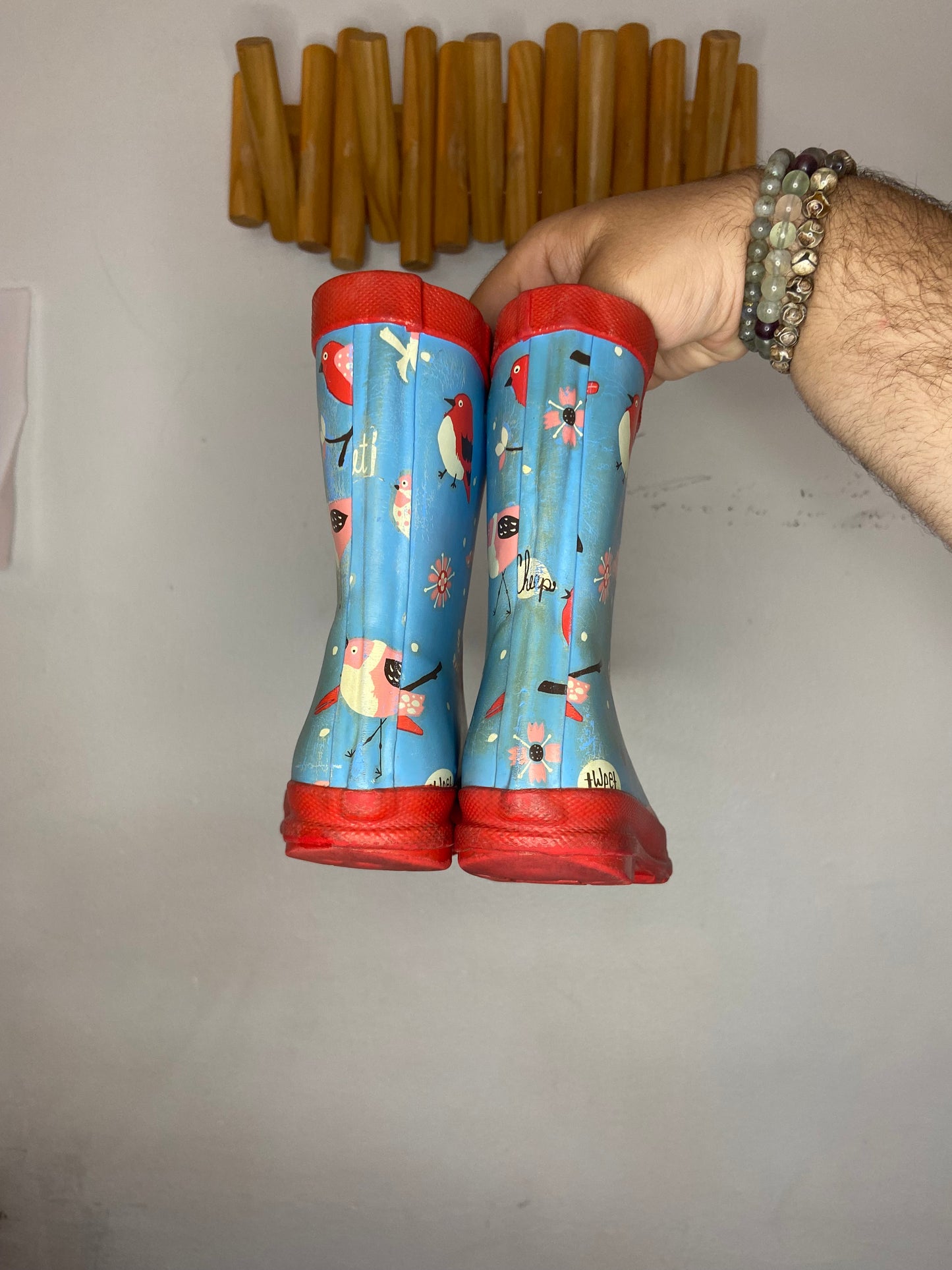 C7 Hatley birds rainboots