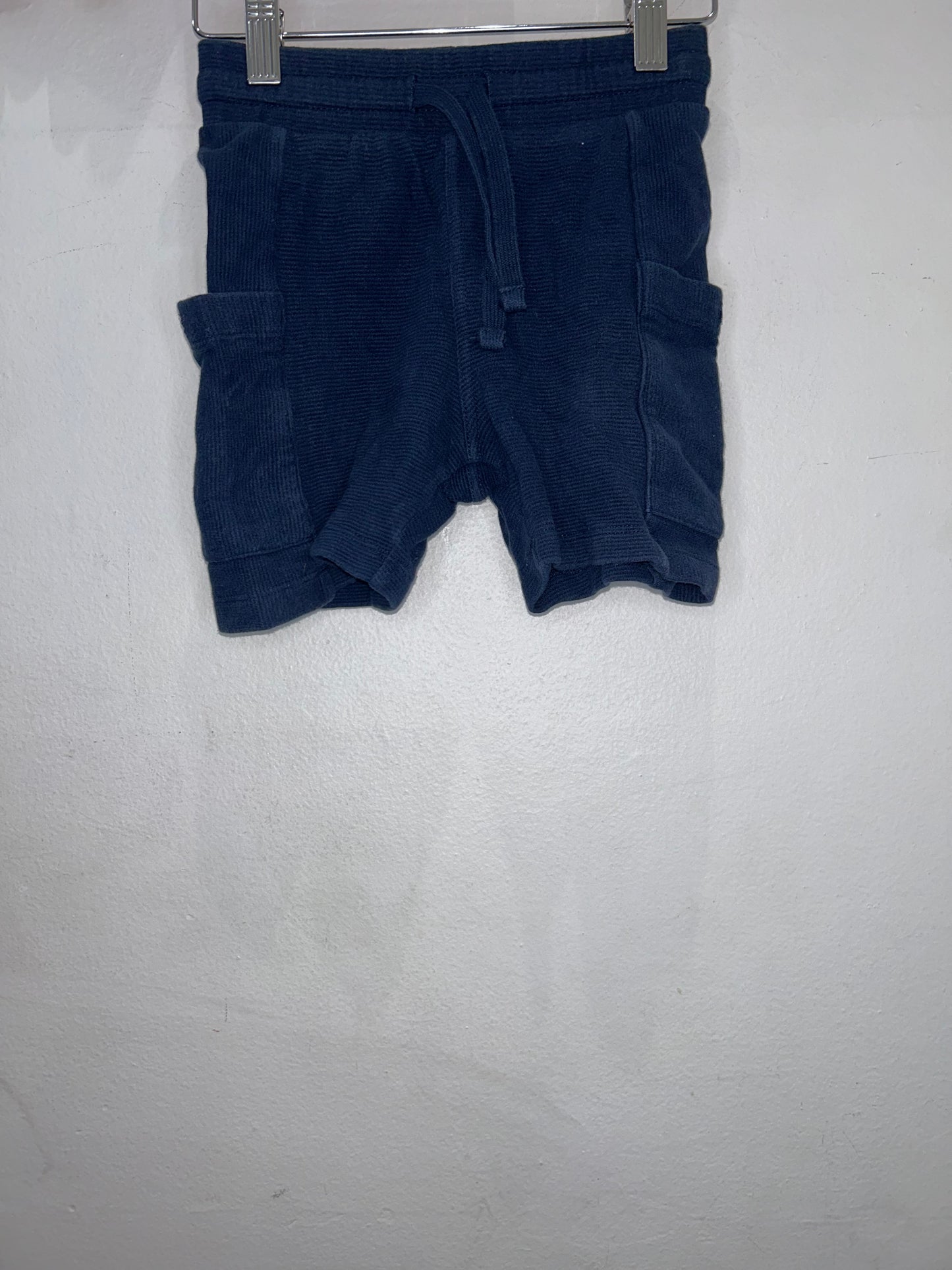 Miles blue textured shorts 6y