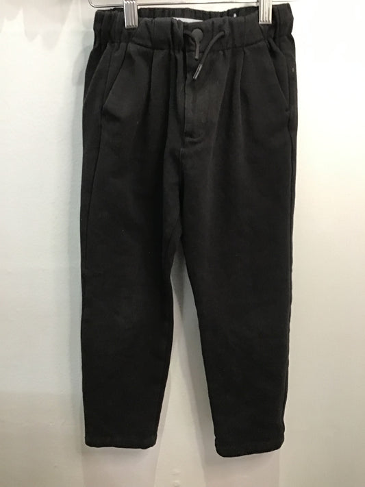 Black knit pants 7y