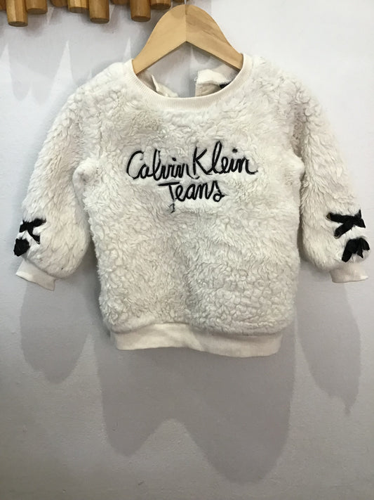 Furry CK pullover 18m