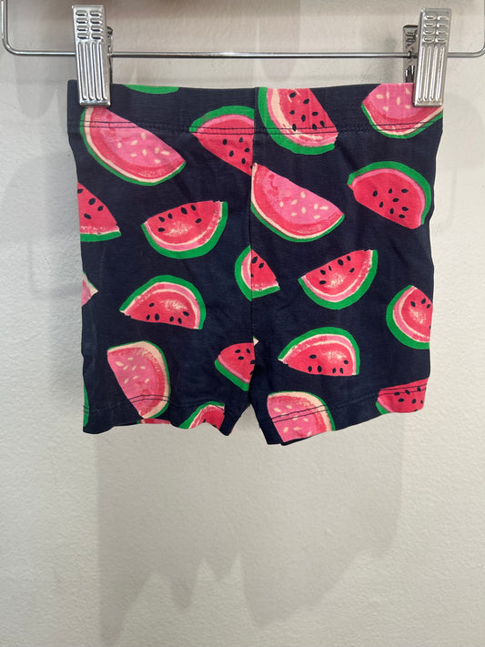 Watermelon bike shorts 12-18m
