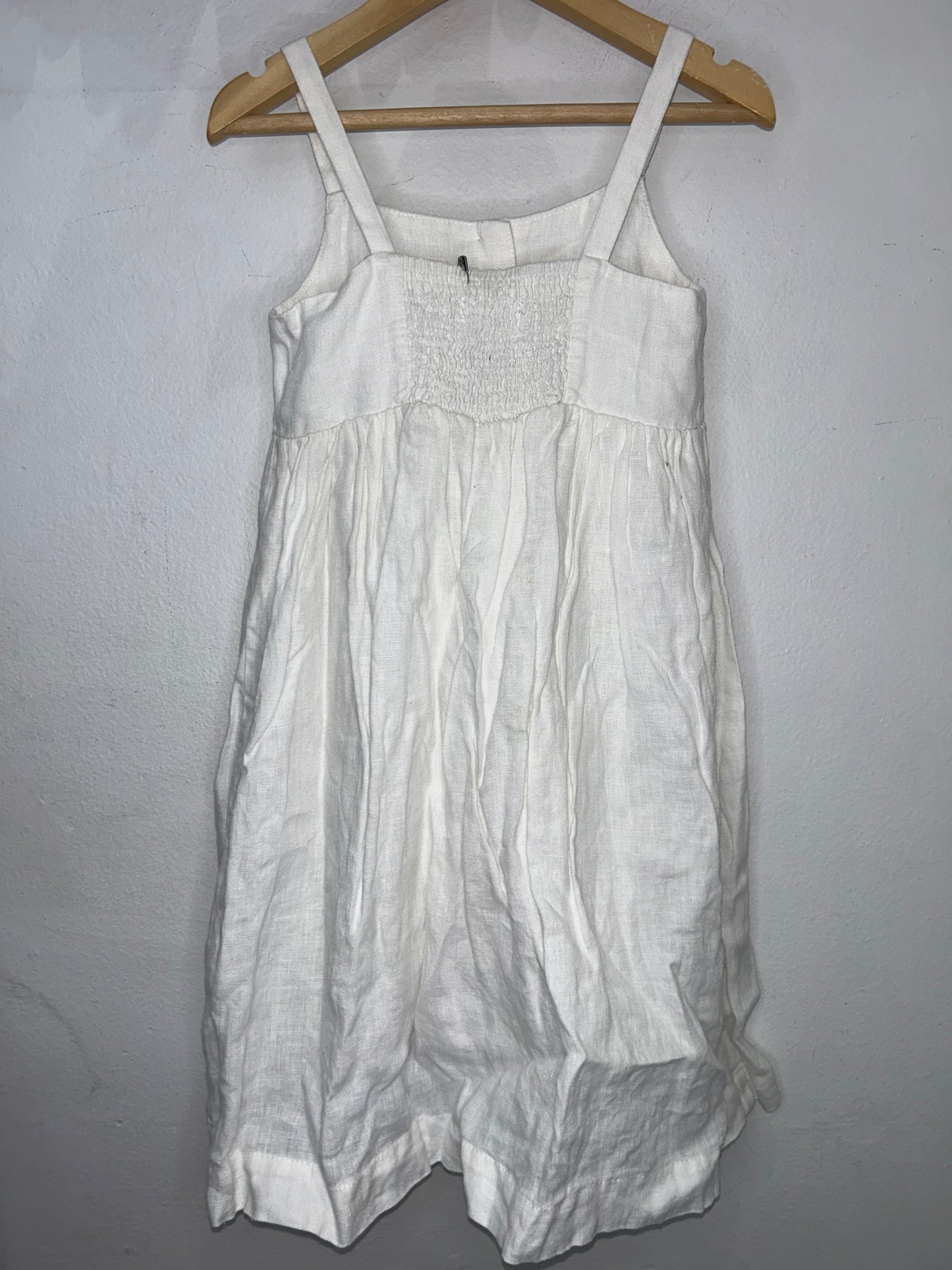 White buttons dress 5y