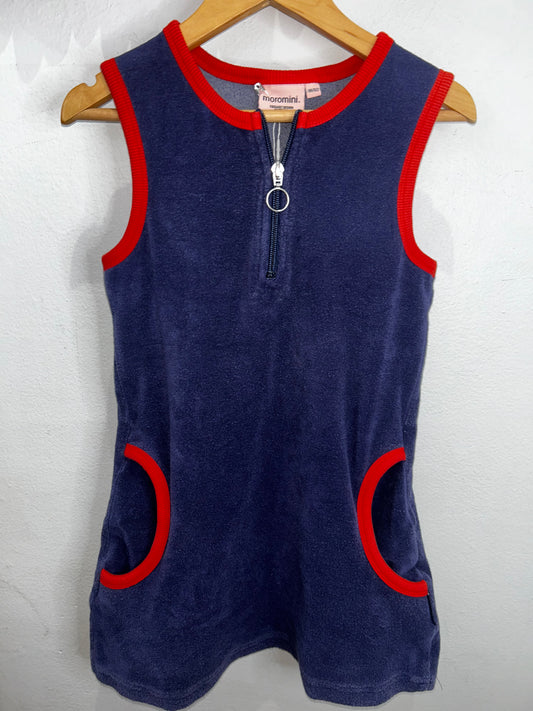 Moromini terry dress 116-122cm (6-7y)