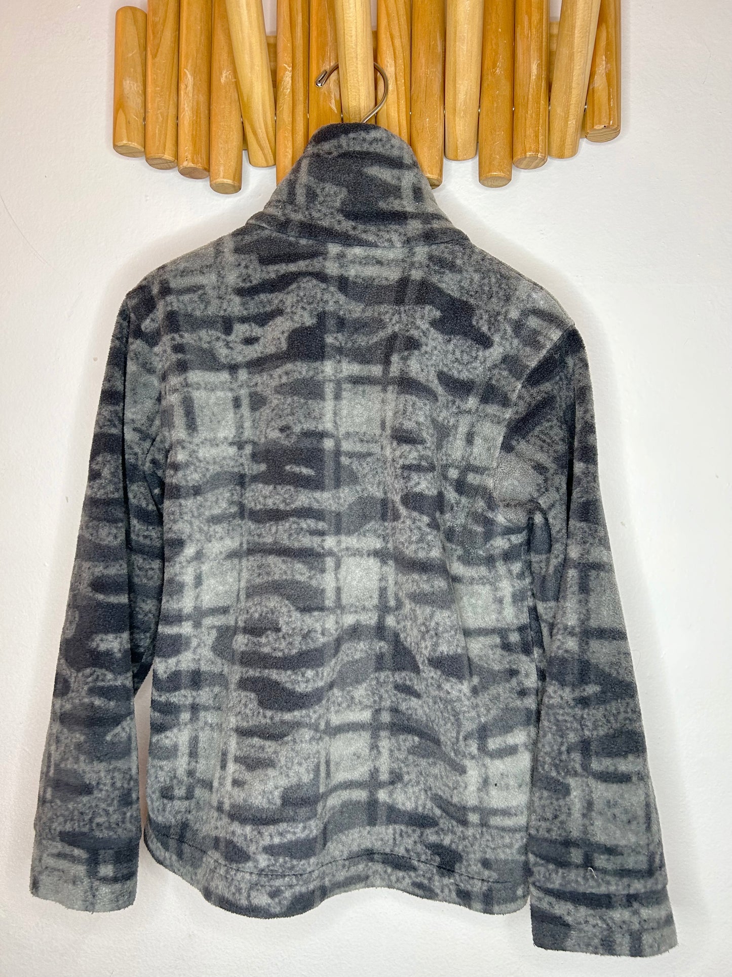 Columbia grey pattern fleece 4-5y