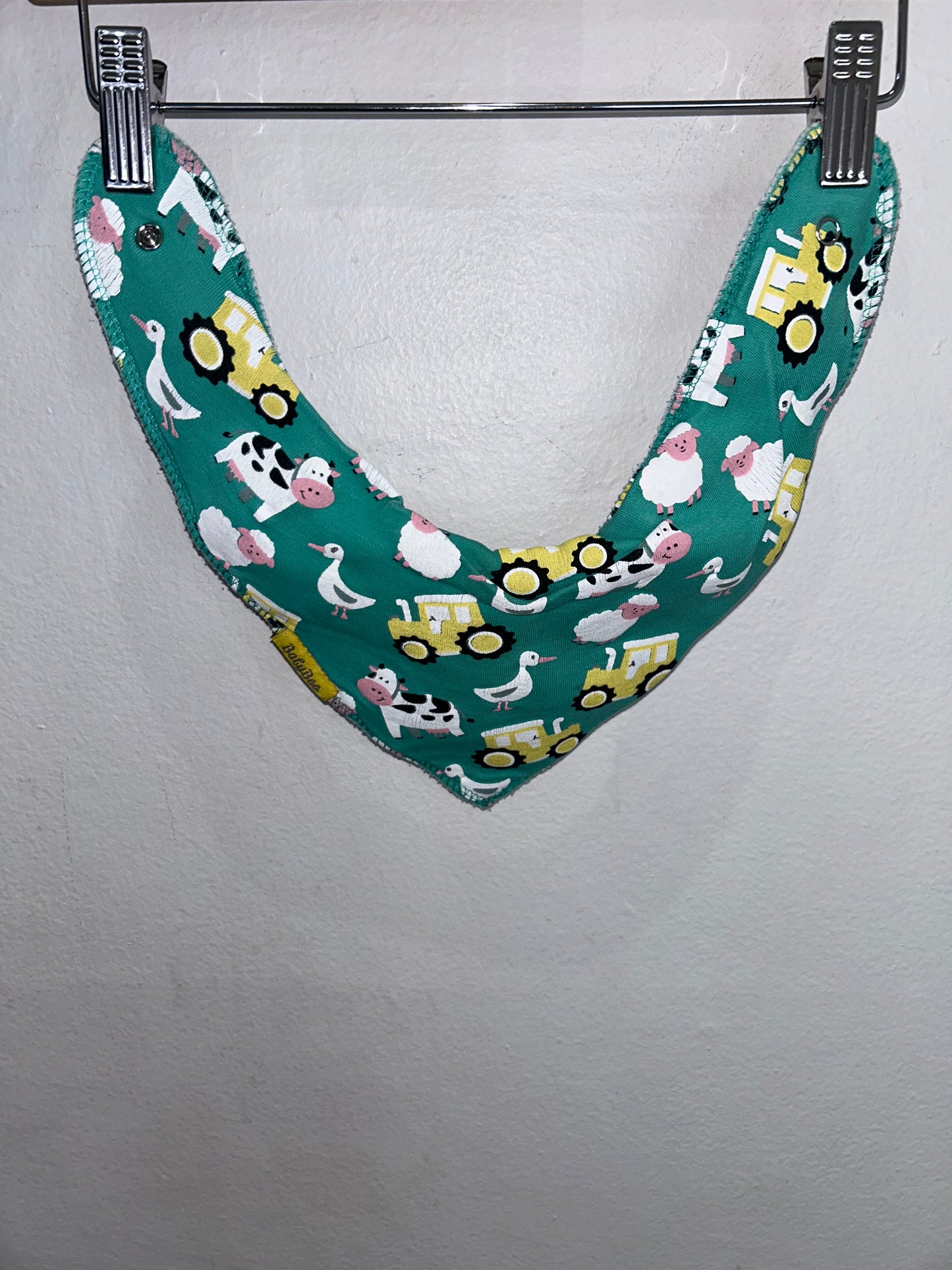 Four pack fleece lined bibs- animals