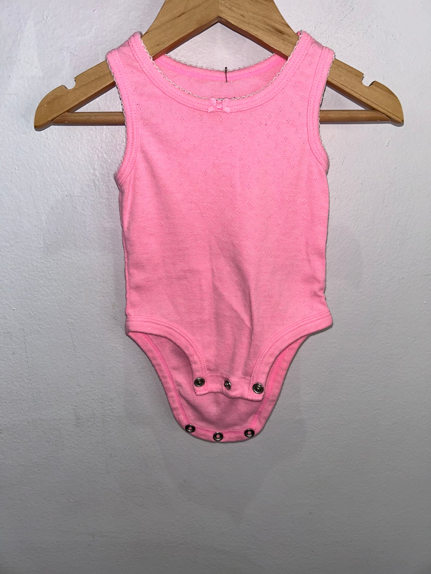 Neon pink tanktop onesie 3m
