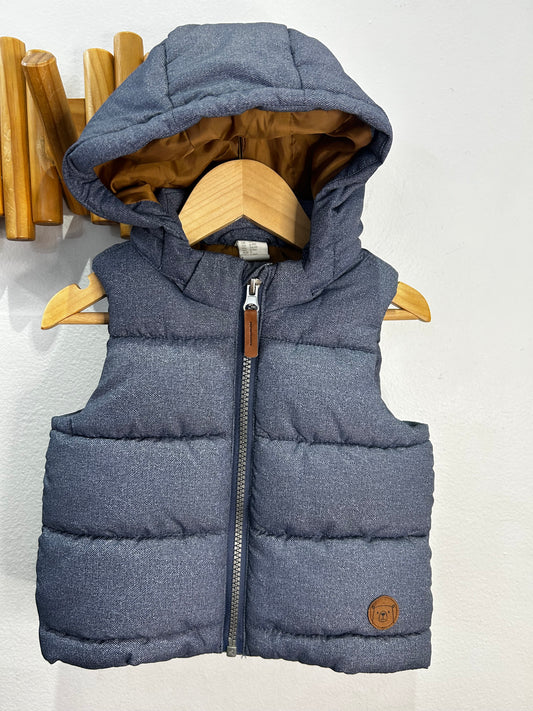 Ash puffer vest 6-9m