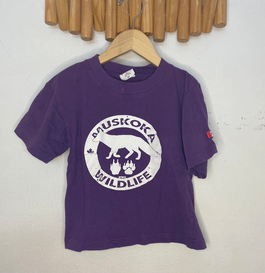 Muskoka wildlife tee 3-4y