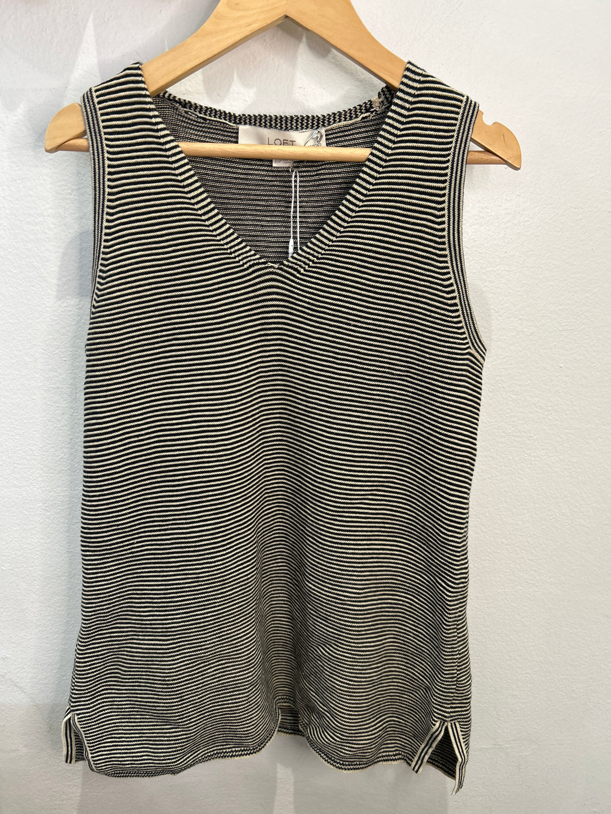 Loft striped textured tanktop - XS petites