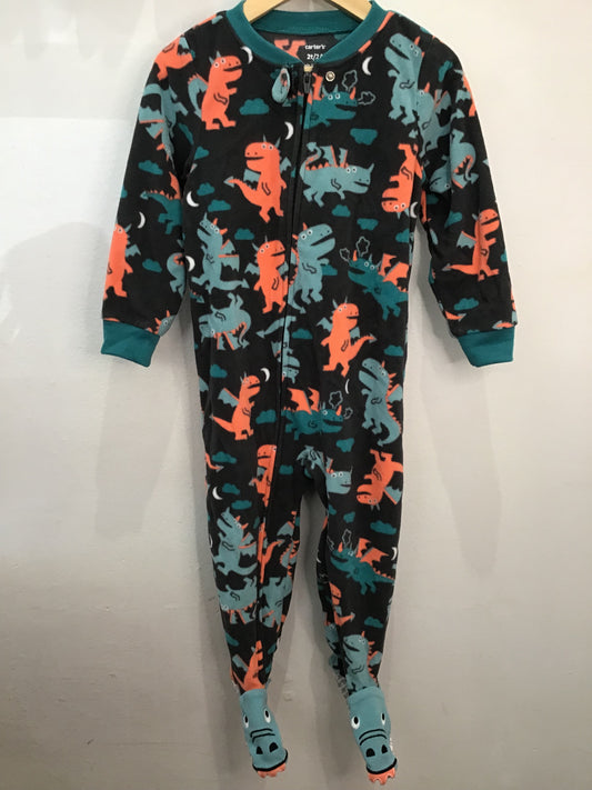 Fleece baby dragon sleeper 2y