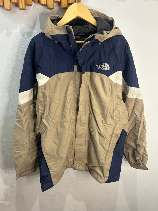 The North Face beige windbreaker 12y